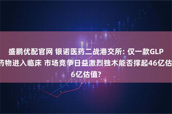 盛鹏优配官网 银诺医药二战港交所: 仅一款GLP-1药物进入临床 市场竞争日益激烈独木能否撑起46亿估值?